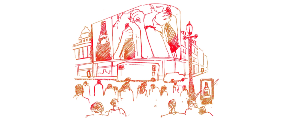 dooh campagne street marketing